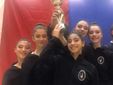 Dietro Cecilia Nuvolari, davanti Sofia Righi, a sinistra Alessia Toscano