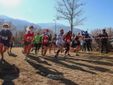 Partenza 8 km junior femm. e uomini