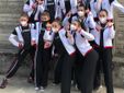 Foto di gruppo delle due squadre junior-senior