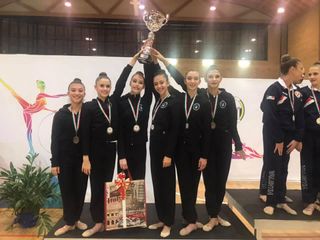 Sul secondo gradino del podio a Verona con la Ritmica Piemonte