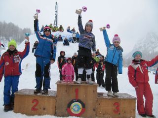Il podio Baby 2 femminile
