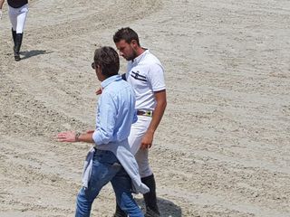 L'istruttore Paolo Sandri con Matteo De Antoni