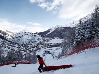 Tentativo di pulire la pista