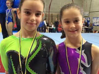 Le allieve L2 Gold dell’Olimpia Martina Saroglia e Desirée Bieller