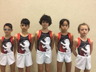 Gli allievi A1 Eric Mombelli, Riccardo Durello, Gabriel Fuccio, Kien Fogliadini e Devis Massari