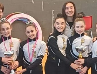 Ginnastica ritmica: Club des Sports, poker di podi a Candelo