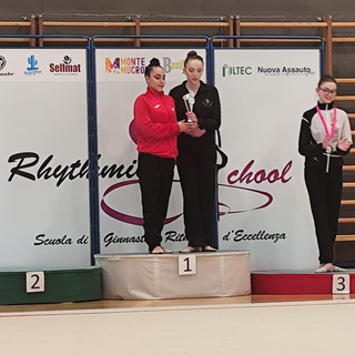 Ritmica: Matilde Lo Verso sul podio Junior 2 di Candelo