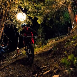 Scatto del 2016 durante il primo test di notturna - Foto di Daniele Foresi - La Thuile Bike World