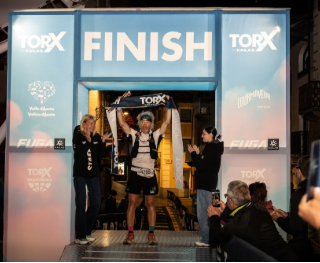 Sébastien Raichon al traguardo - photo credits Marta Tomasoni - Zzam! Agency