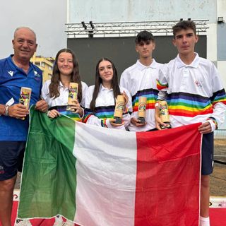 Azzurrini sul podio iridato di Isla Cristina