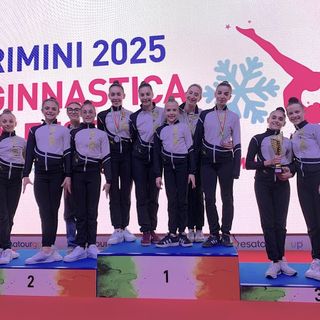 Le Allieve del Club des Sports trionfano a Rimini: successo nel Torneo Winter Club LD di ginnastica ritmica