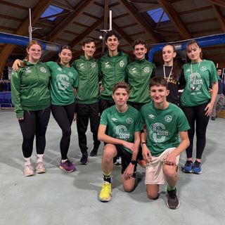 in piedi da sx: Lucianò, Zoja, Mancini, Lanteri, Marana, Saroglia, Saba