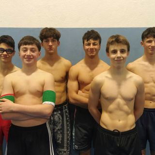 Eric Mombelli, Mattia Coutandin, Jacopo Favre, Ruben Vitulli, Gabriele Mordenti e Guglielmo Sansano