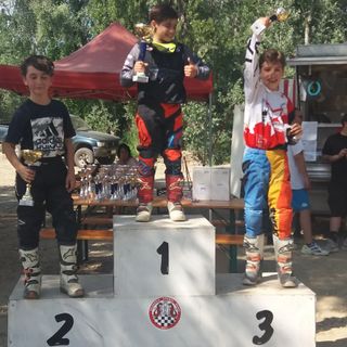 Nicolò Adage sul terzo gradino del podio
