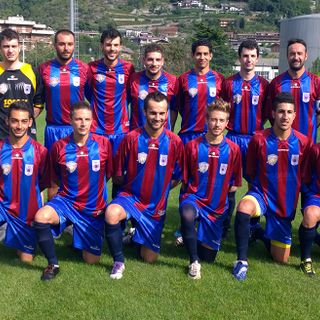 La formazione dell'Aosta 511 che prenderà parte al campionato di seconda categoria.