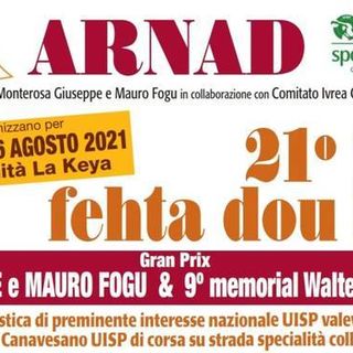 Tor Fehta dou Lar: si corre giovedì 26 agosto ad Arnad in ricordo di Mauro e Giuseppe Fogu