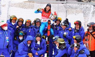 Federica Brignone in trionfo