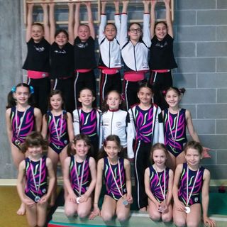 Le giovanissime atlete in gara nel circuito Aics