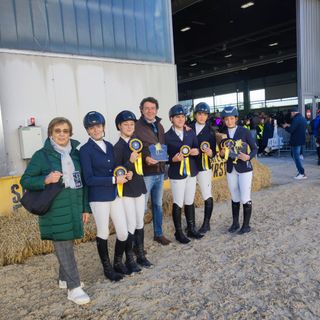 Da sn: Giovanna Rabbia Piccolo, Gaia Lazzarini, Maria Sole Poma, Andrea Piccolo, Edoardo Scibilia, Gaia Battaglio e Greta De Salvia