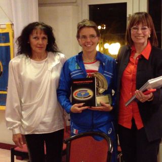 L'atleta della Calvesi Catherine Bertone
