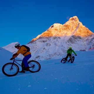 Causa brutto tempo rinviato Snow Bike del Cervino