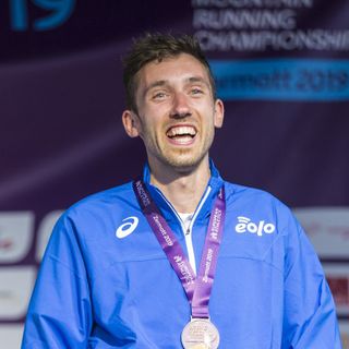 Xavier Chevrier sul podio di Zermatt