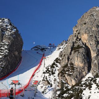Federica Brignone alla tre giorni di prove veloci di Cortina