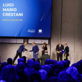 Calcio: Luigi Mario Crestani, Aosta Calcio 511, premiato per impegno inclusione