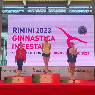 Ritmica: a Rimini doppio bronzo per Beatrice Cuaz
