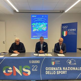 Al centro Jean Dondeyna, presidente Coni VdA