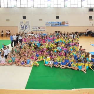 Foto di gruppo alla gara Csain dello scorso anno