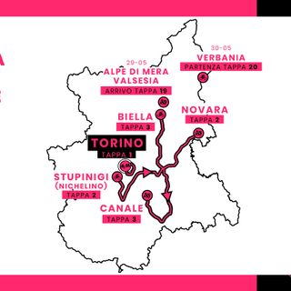 104° GIRO D’ITALIA: LA REGIONE PIEMONTE OSPITERÀ LA GRANDE PARTENZA. NELLE VIE DI TORINO LA CRONOMETRO DI APERTURA
