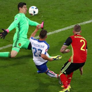 Il primo goal azzurro