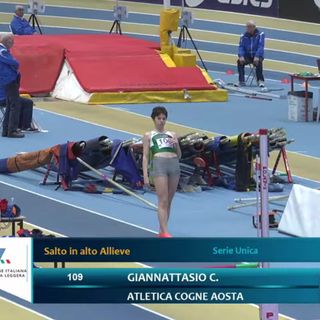 Clarissa Giannatasio in un salto