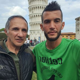 Moreno Gradizzi (sn) con Omar Bouamer