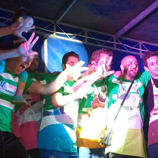La premiazione de 'Isa Vivai non delude mai'. Sotto le premiazione dei 'Funny sport' e dei 'Bafiki's Boys'