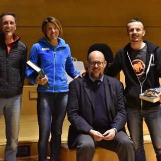 Da sinistra: Leo Vidi, Gloriana Pellissier, Etore Personnettaz, Alessandro Celi
