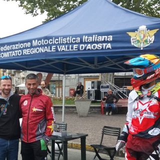 Il delegato valdostano FMI Davide Lombardi ed Ugo Cosentino (Starcross Verrès)