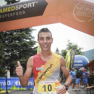 Nadir Maguet vincitore Latemar Mountain Race 2016 (foto organizzazione)