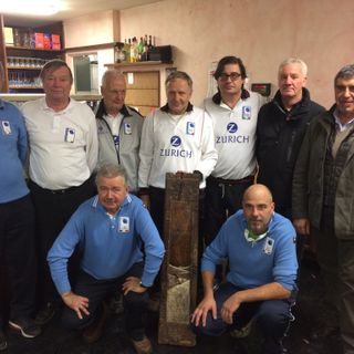 I festeggiamenti del Quart dopo lo spareggio play out vinto contro il Saint-Vincent Chatillon