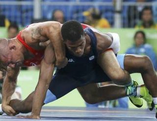 Il nostro Chamizo con l'americano Molinaro