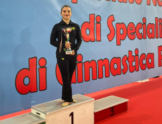 Ginnastica: Alessia Toscano trionfa alle clavette