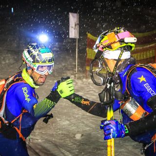 Eydallin e Antonioli al traguardo di Champoluc
