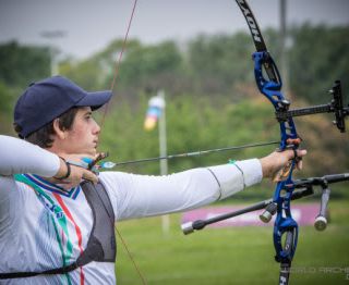 Arco: Federico Fabrizzi eliminato nel mixed team  Lunedì di nuovo in gara nell'individuale