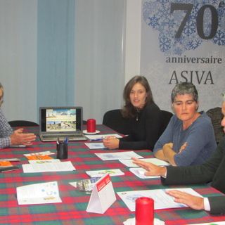 Un momento dell'incontro nella sede Asiva