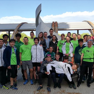 La squadra dell'Atletica Cogne scesa in pista a Torino per il Campionato Italiano Società