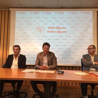 Da sn Maurizio Iorio, Laurent Vierin e Michel Martinet