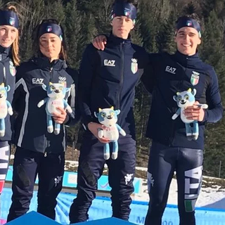 Losanna si colora ancora d'azzurro: arriva l'oro nella staffetta mista di biathlon con Martina Trabucchi e Nicolò Bétemps