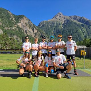 Biathlon: il Progetto Children in allenamento atletico a Bionaz