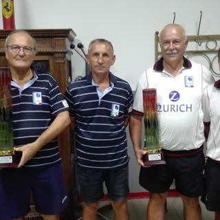 Da sn Mauro Mongiovetto, Luca Licata, Carlo Negro e Massimo Cardano